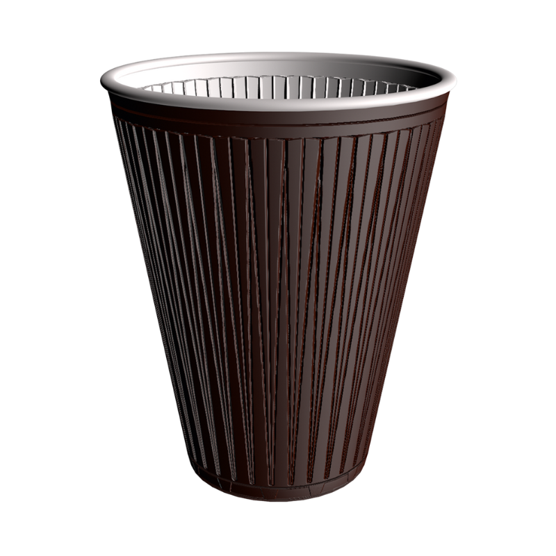 PS Becher Braun 70,5mm 6oz 180ml