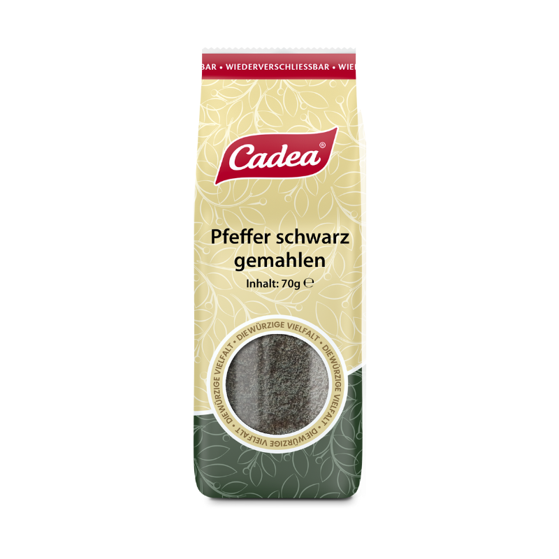 CADEA Pfeffer schwarz gemahlen 70g