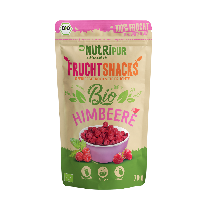 FRUCHTSNACKS BIO FD Himbeeren 70g BT