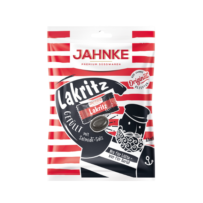JAHNKE Lakritz gef.Salmiak-Salz 125g BT