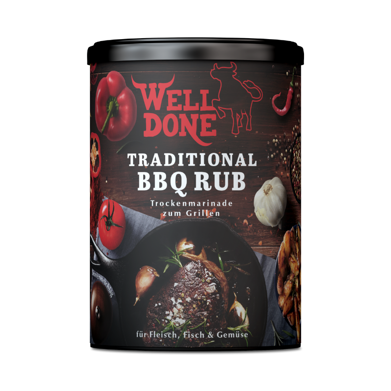 WELL DONE Traditional BBQ Rub 200g PWDS
