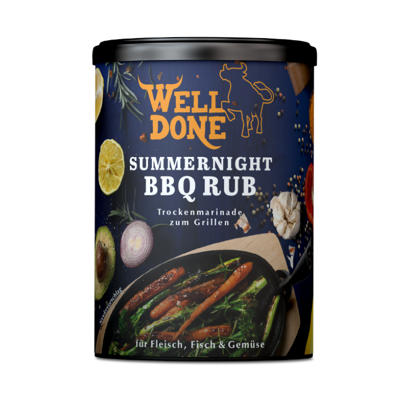 WELL DONE Summernight BBQ Rub 200g