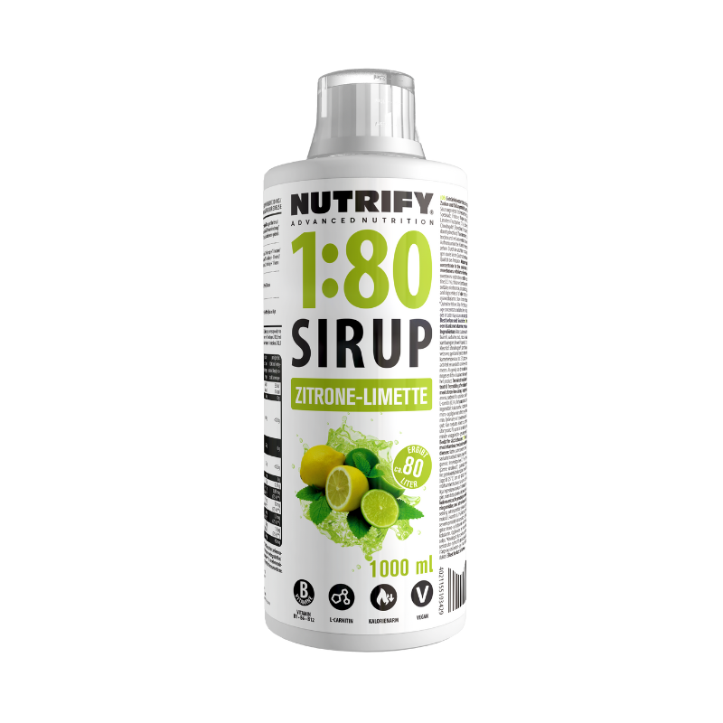 NUTRIFY Sirup 1:80 Zitrone-Limette 1L