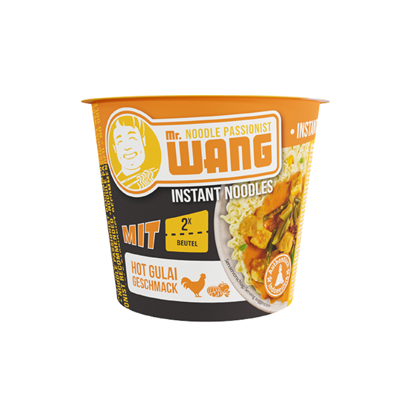 MR WANG Instant Nudeln Hähn-Gula 65G BE