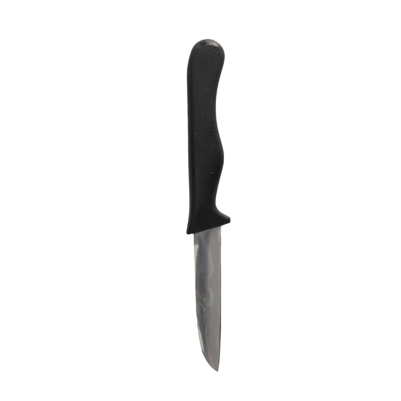 CLENTAX Schälmesser schwarz 18cm 1 ST