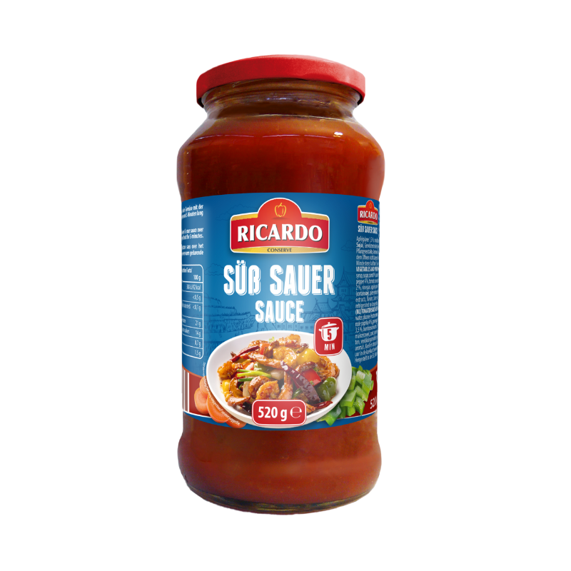 RICARDO Süß-Sauer Sauce 520g GL