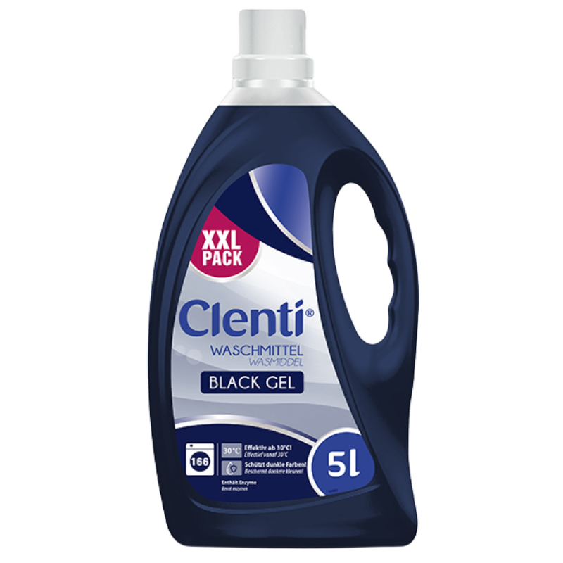 CLENTI Black Gel Waschmittel 5l PFL