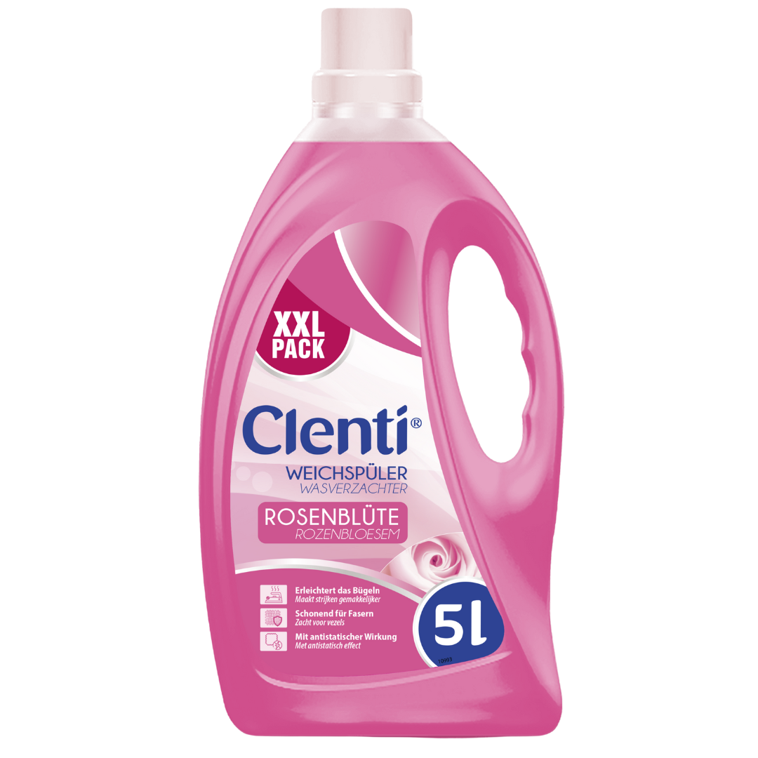 CLENTI Weichspüler Rosenblüte 5l PFL