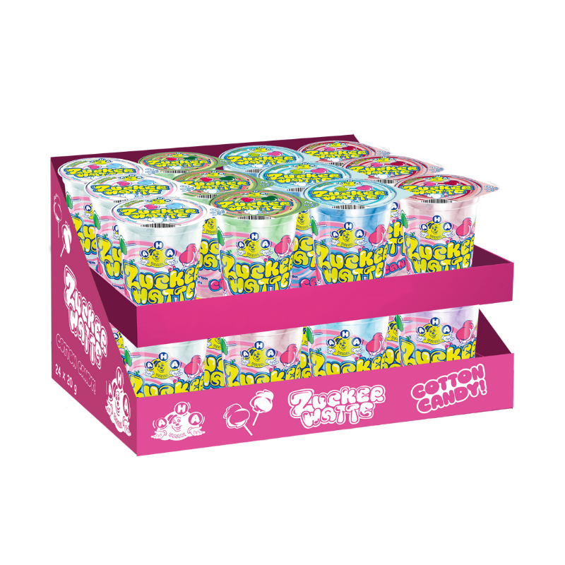 AHA Zuckerwatte 7fach sort. 20g BE