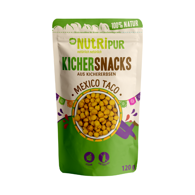 KICHERSNACKS Kichererbsen Taco 120g BT