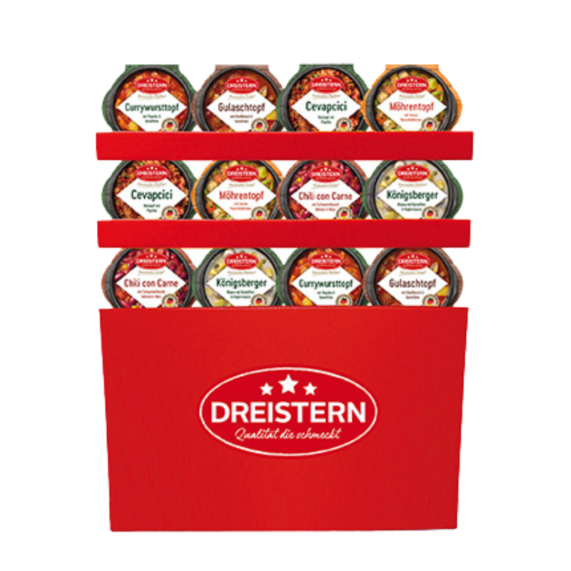 DREISTERN Terrinen 6fach sort. DI V2