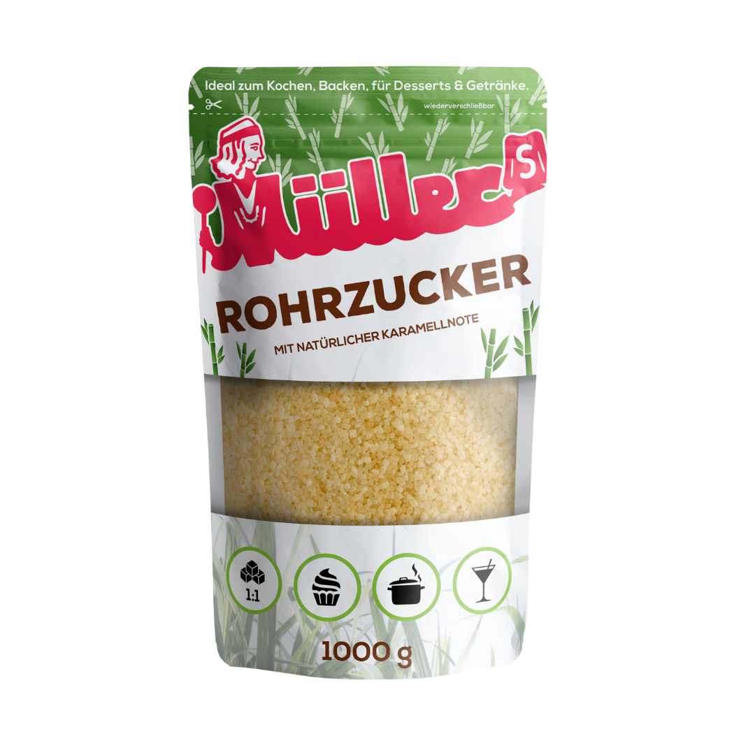 MÜLLERS Rohrzucker 1kg STBT