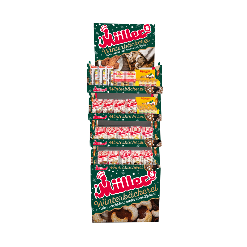 MÜLLERS Wintergewürzdis. 16fach sort. DI