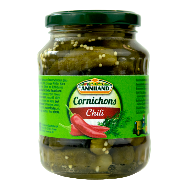 ANNILAND Cornichons Chili 330g GL