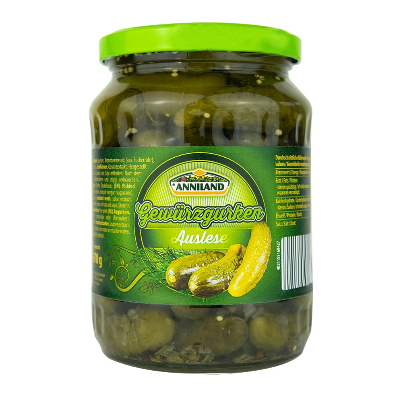 ANNILAND Gewürzgurken Auslese 670g GL