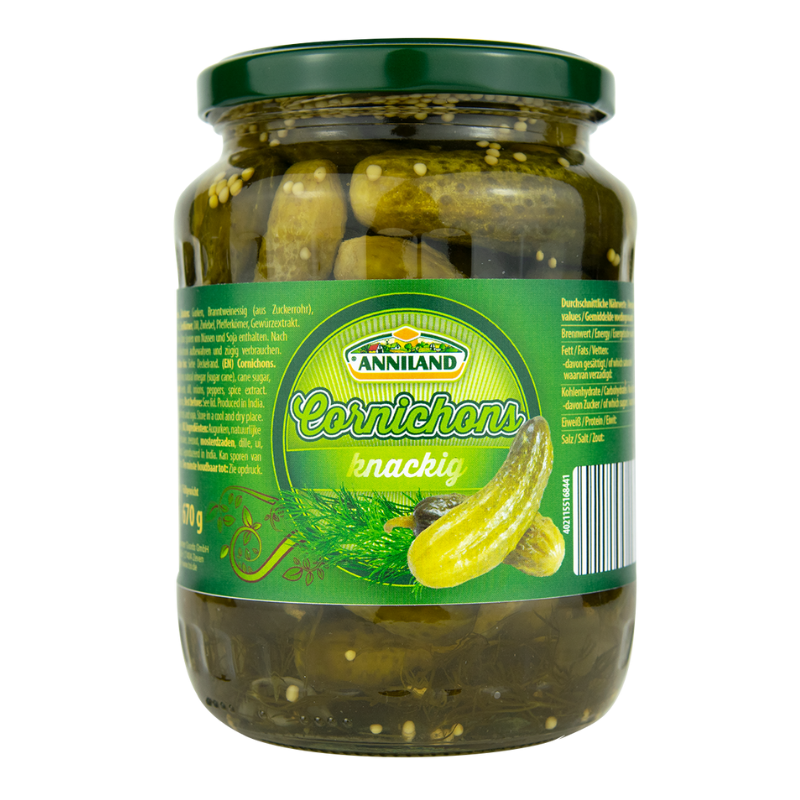 ANNILAND Cornichons 670g GL