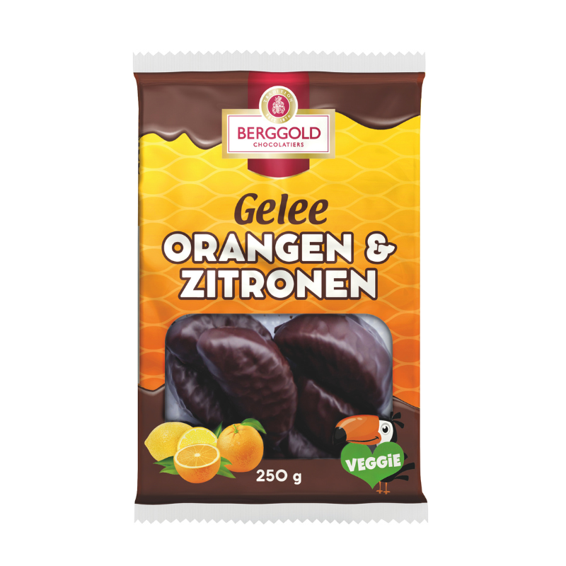 BERGGOLD Fruchtschnitte schokol. 250g PK