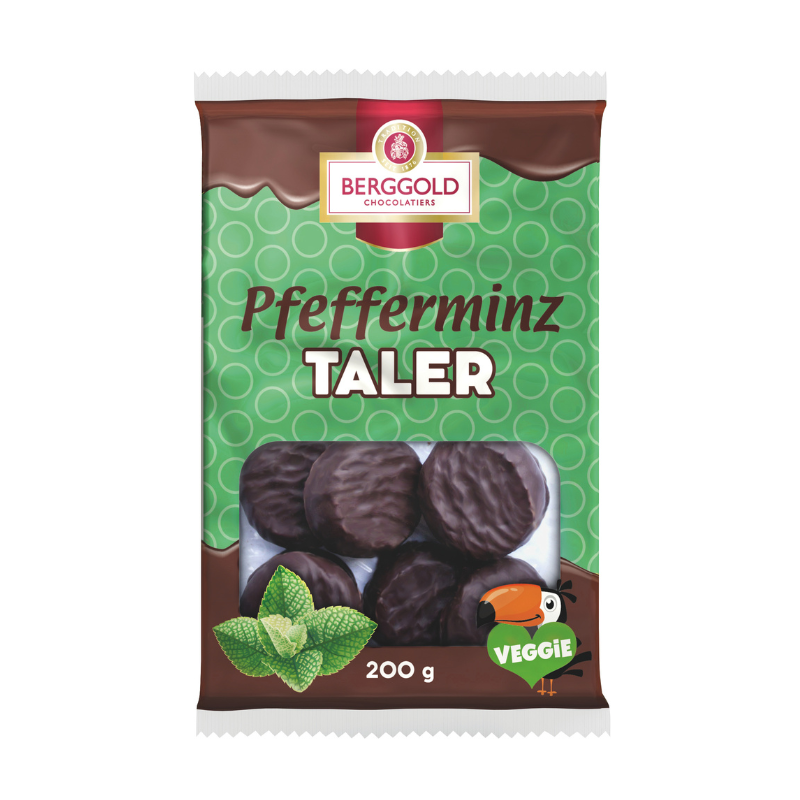 BERGGOLD Pfefferminzt. schokol. 200g PK
