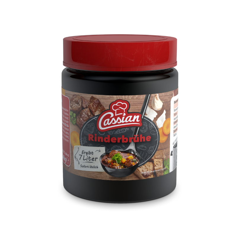 CASSIAN Klare Rinderbrühe 140g Glas