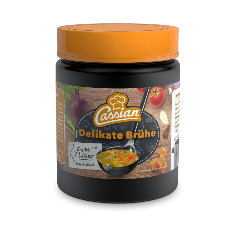 CASSIAN Klare Delikatessbrühe 140g Glas