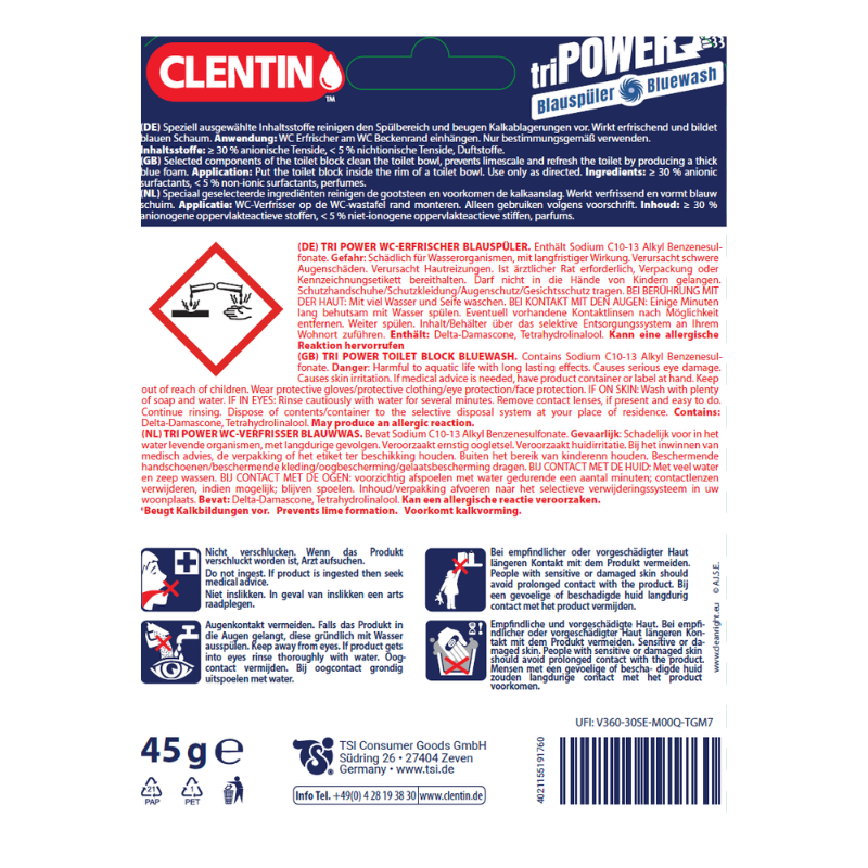 CLENTIN Blauspüler 45g BL