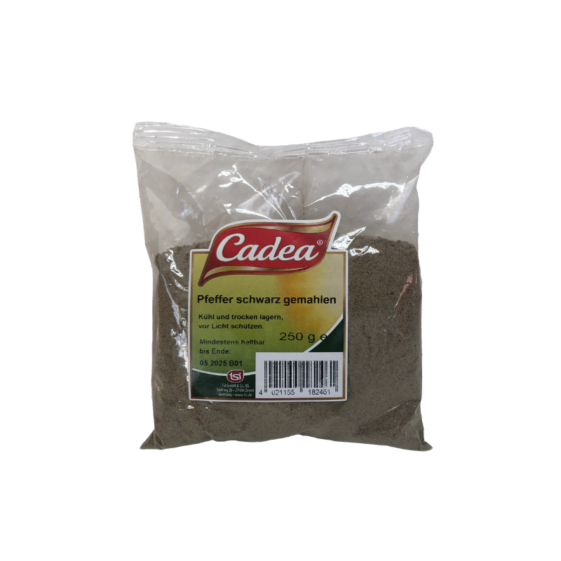 CADEA Pfeffer schwarz gemahlen 250g BT