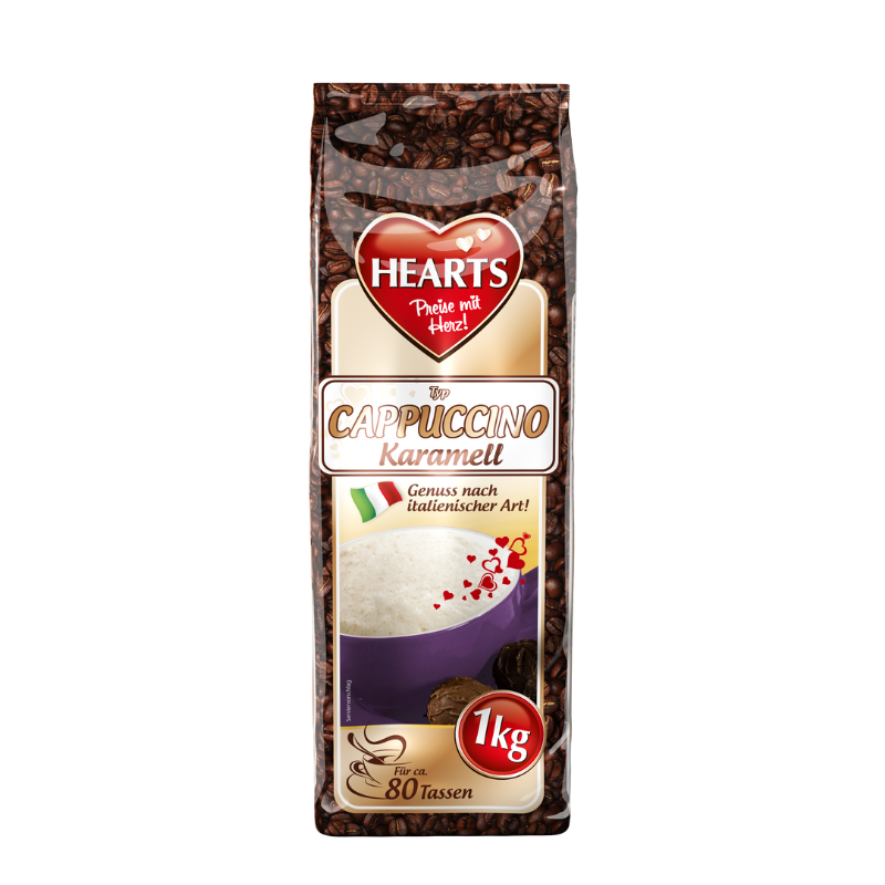 HEARTS Cappuccino Karamell 1kg STBT