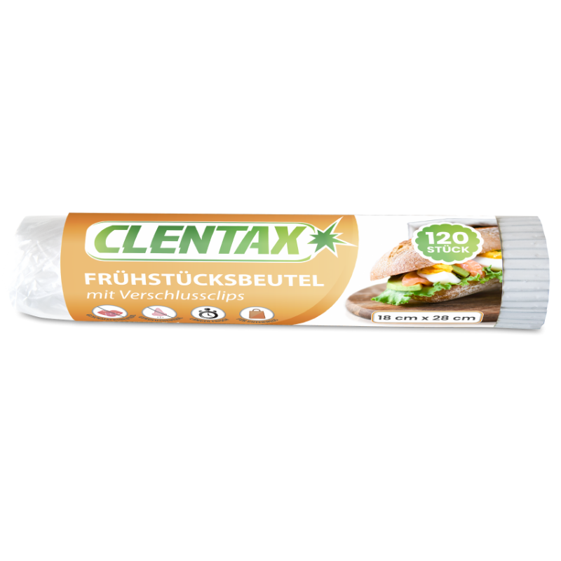 CLENTAX Frühstücksbeutel 120 Stück PK
