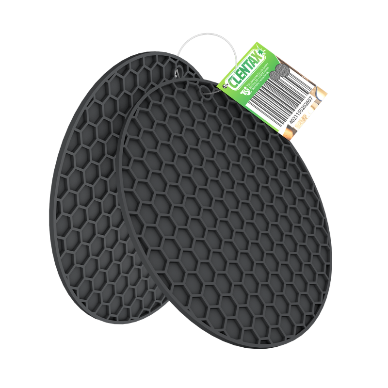 CLENTAX Silikon Untersetzer 18 cm 2 ST