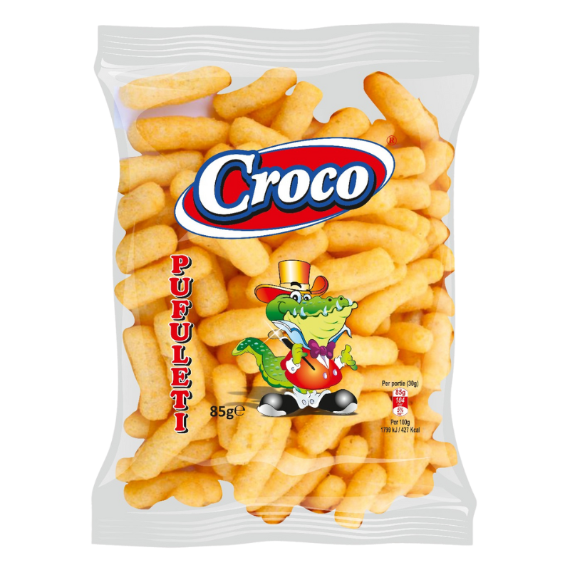CROCO Maisflips transparent 85g BT