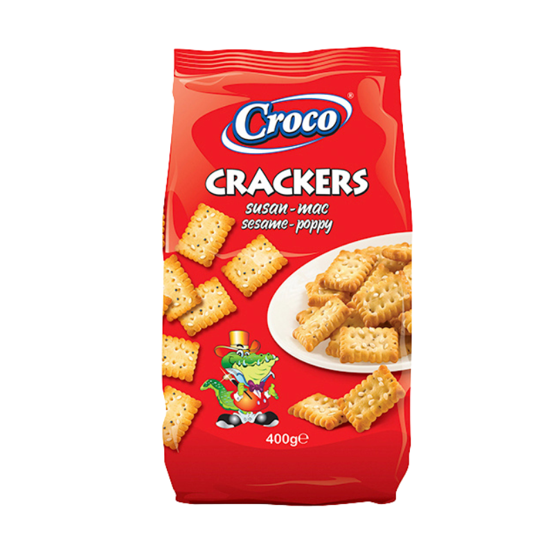 CROCO Cracker mit Sesam & Mohn 400 g BT