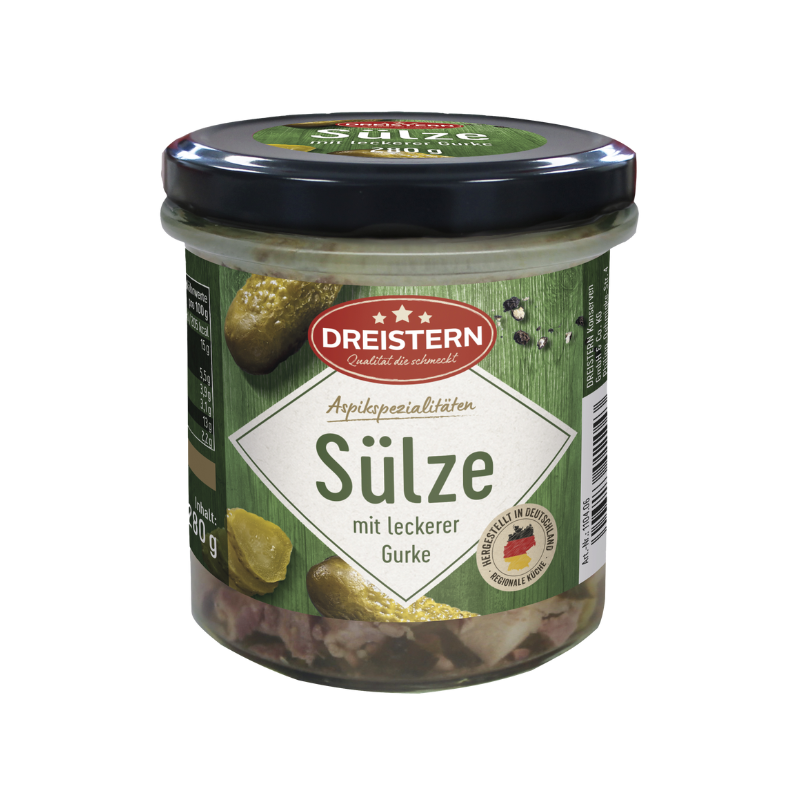 DREISTERN Sülze Gurke 280g GL