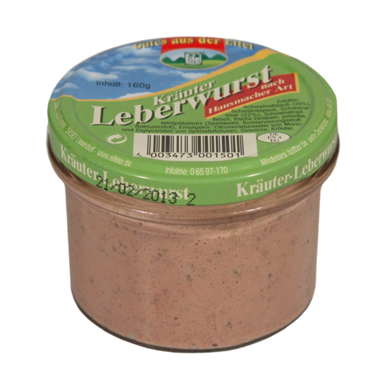 EIFELER Kräuterleberwurst 160g GL