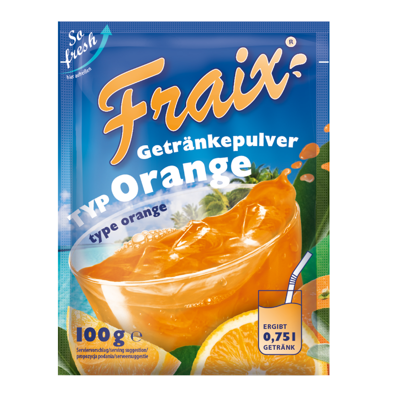 FRAIX Getränkepulver Orange 100g BT