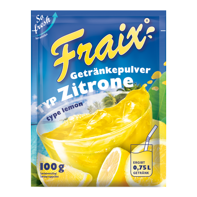 FRAIX Getränkepulver Zitrone 100g BT