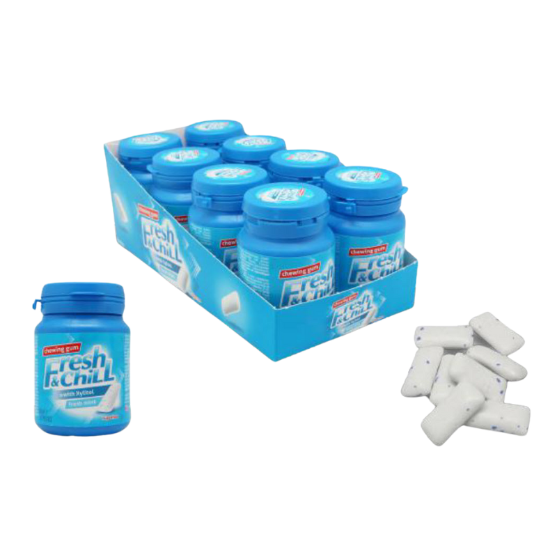 FRESH & CHILL Kaugummi Minze 60g DS