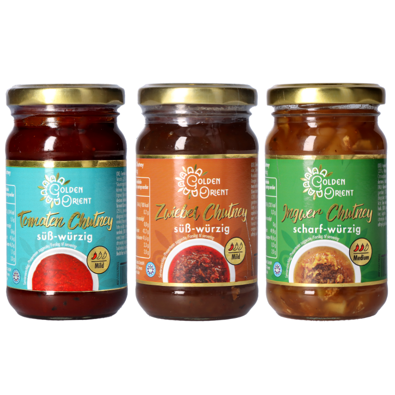 GOLDEN ORIENT Chutney 3fach sort. 6/6/6