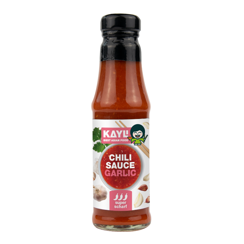KAY LI Super Hot Garlic Sauce 180ml GFL
