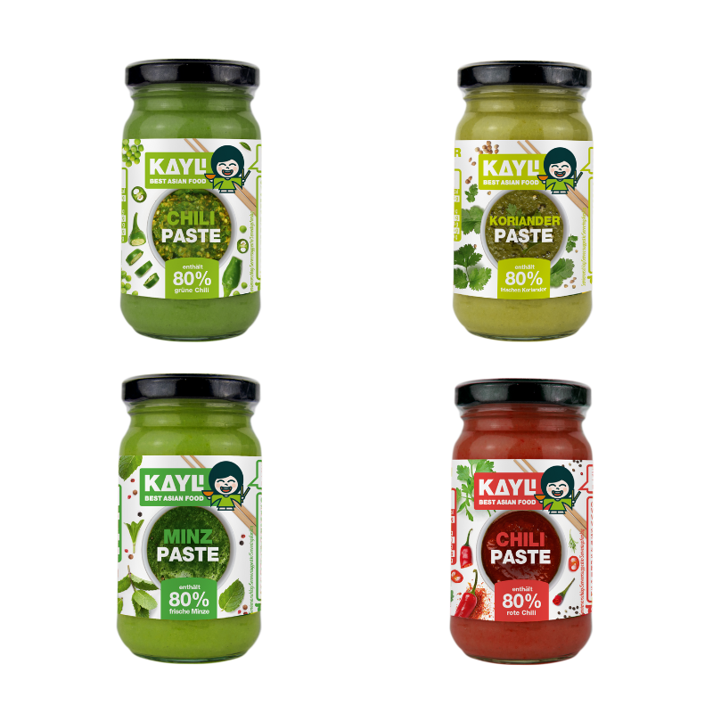 KAY LI Würzpasten 4fach sort. 190g GL