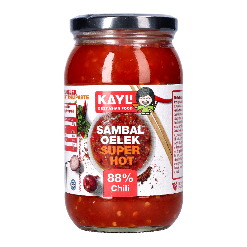 KAY LI Sambal Oelek SUPER HOT 400g GL