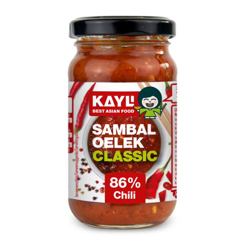 KAY LI Sambal Oelek Classic 400g GL