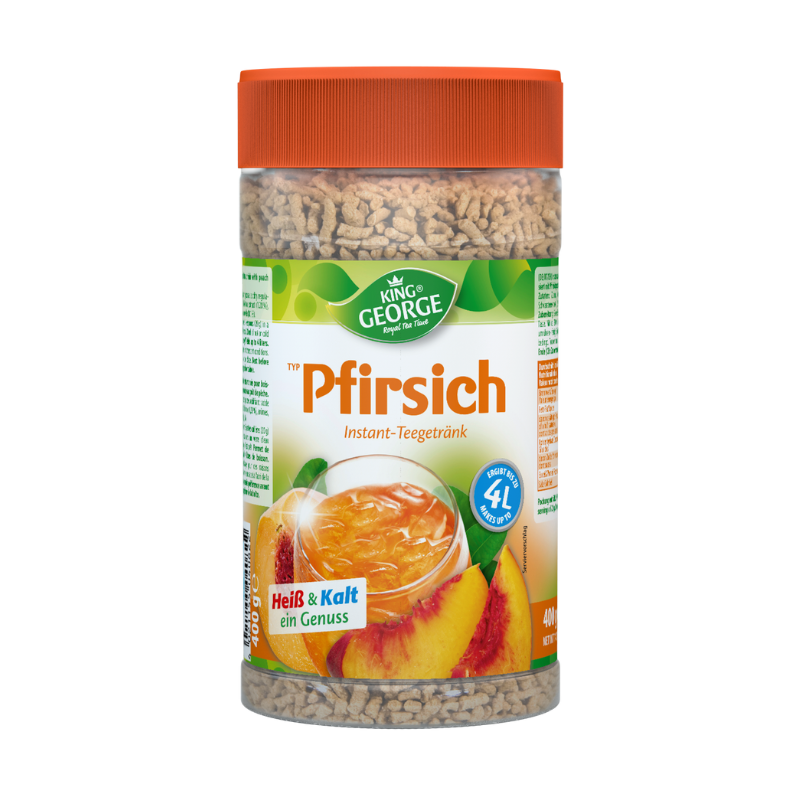 KING GEORGE Teeget. Pfirsich 4L 400g PDS