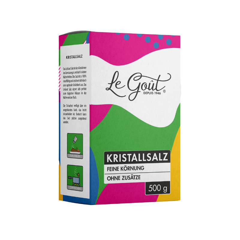 LE GOUT Kristallsalz fein 500g FS