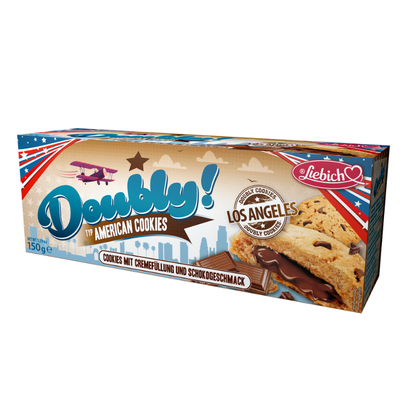 LIEBICH Doubly mit Schokocreme 160g PK