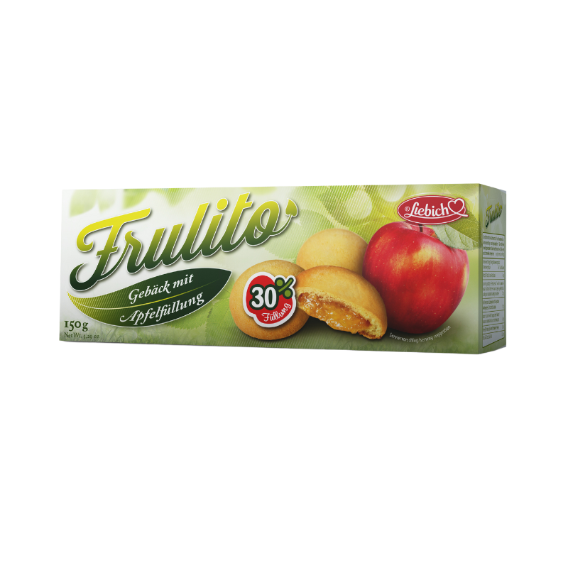 LIEBICH Frulito Kekse Apfelfüllung 150g