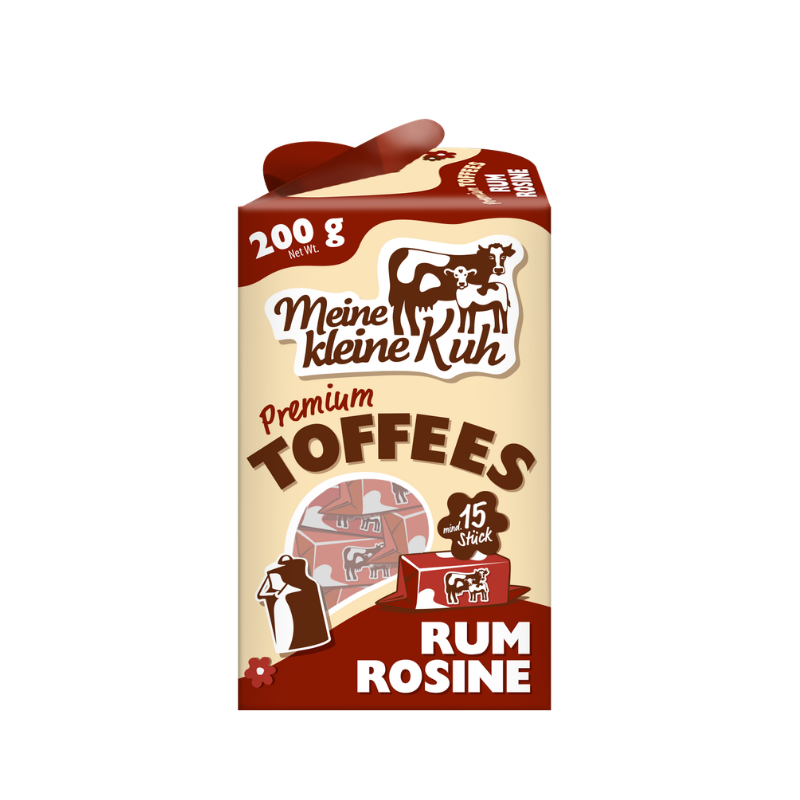 MEINE KLEINE KUH Premium Fudges Rum Rosine 200g