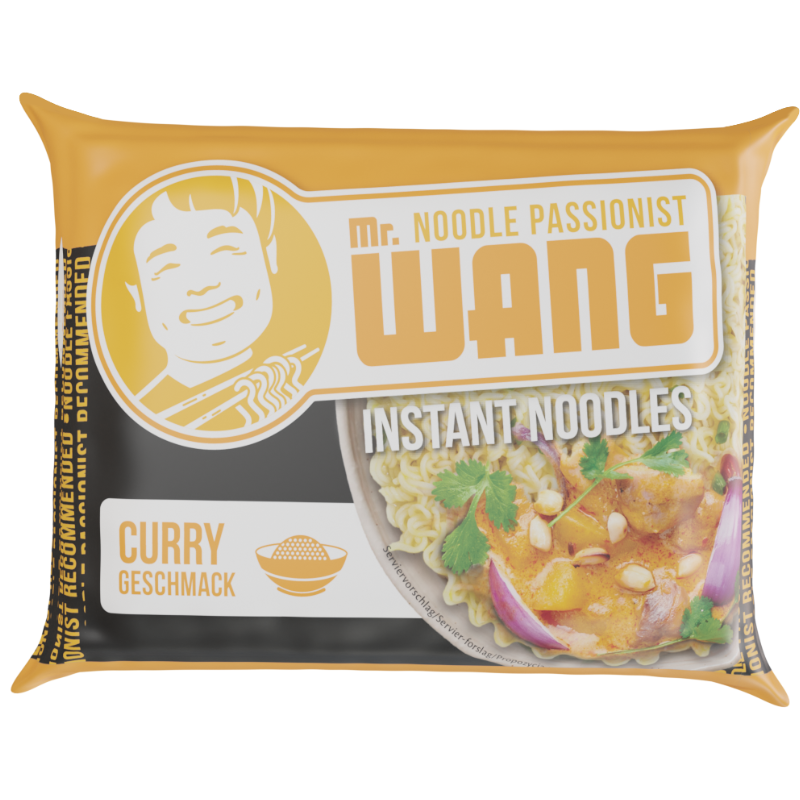 MR WANG Instantnudeln Curry 65g BT