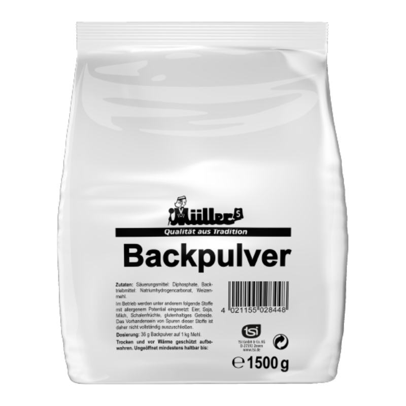 MÜLLERS Backpulver 1,5kg BT
