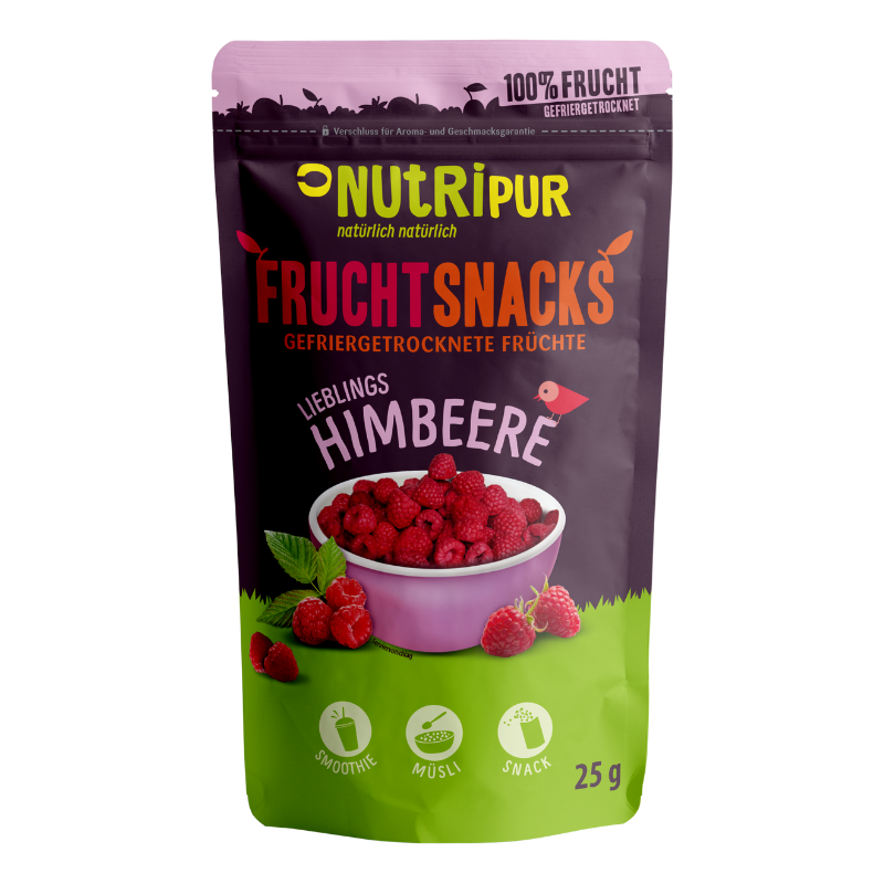 NUTRIPUR FRUCHTSNACKS FD Himbeeren 25 g