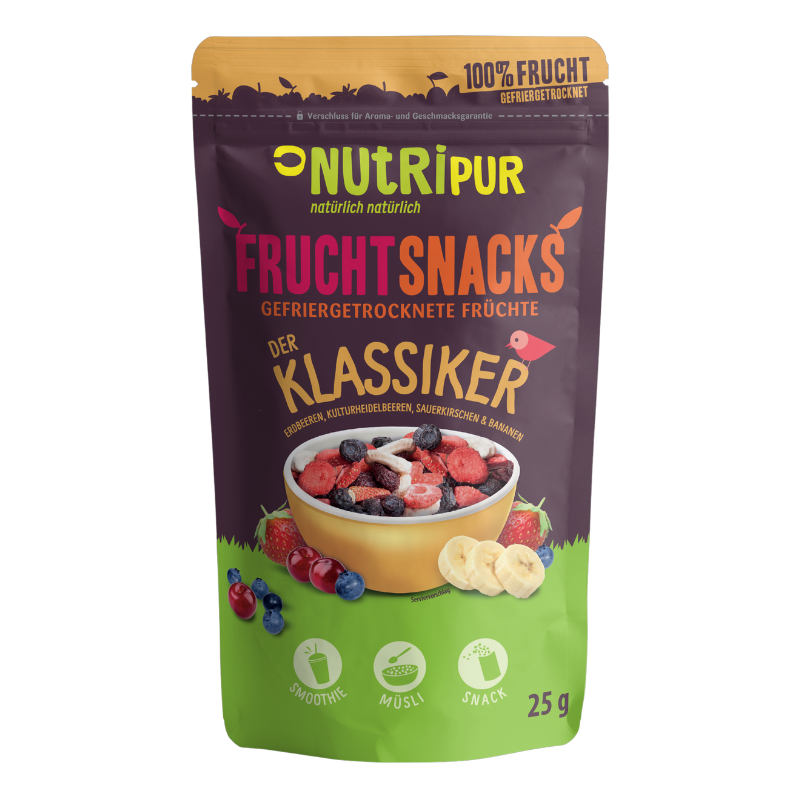 NUTRIPUR FRUCHTSNACKS FD Der Klassiker 25 g